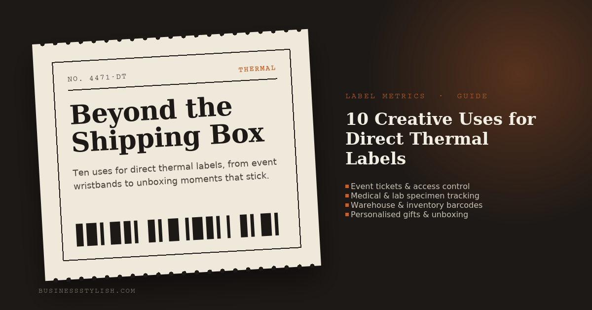 10 Innovative Uses for Direct Thermal Labels